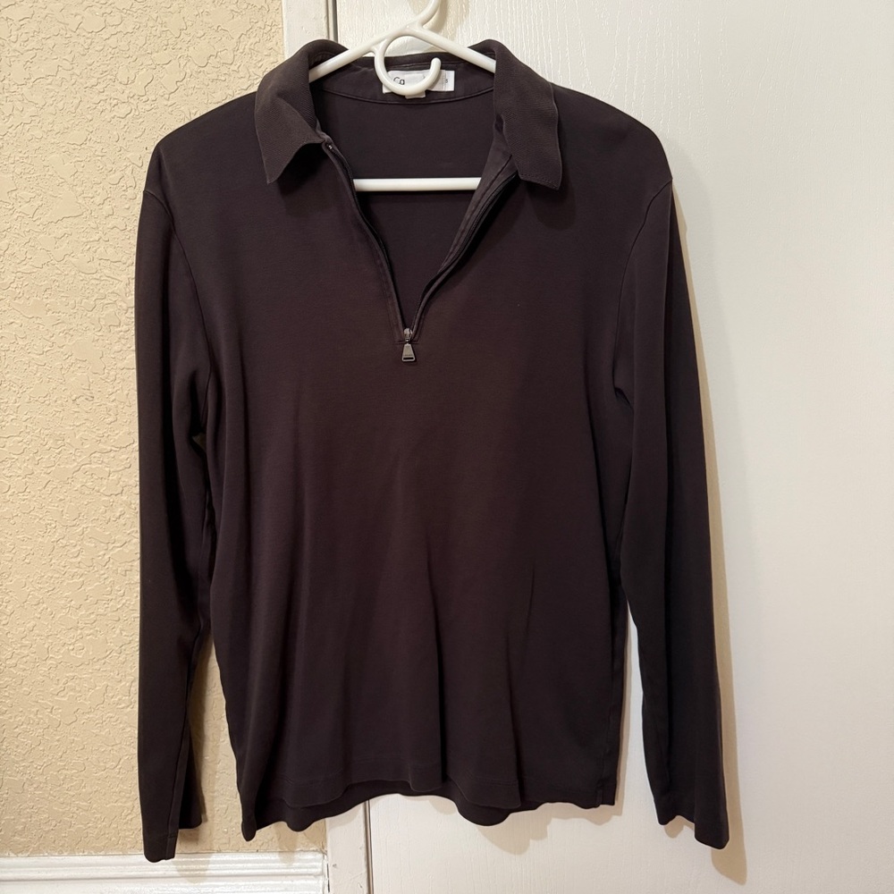 Calvin Klein black quarter zip